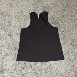 Lululemon Size 10 Jersey Training Muscle Tank Long Sequoia Brown